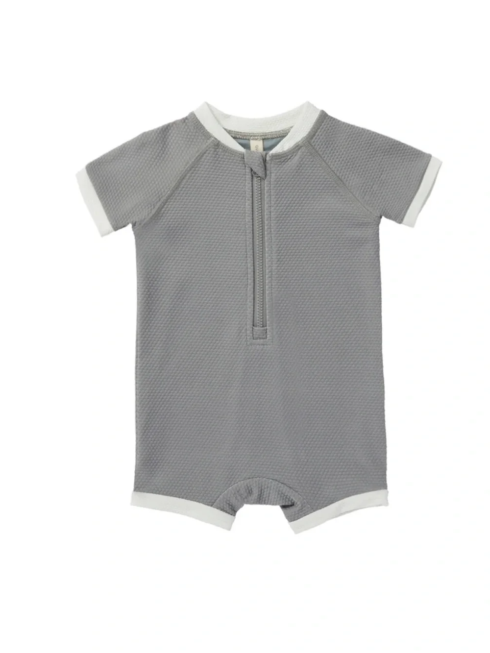 QUINCY MAE ZIP RASHGUARD ONE-PIECE LAGOON ~ Size 18-24M